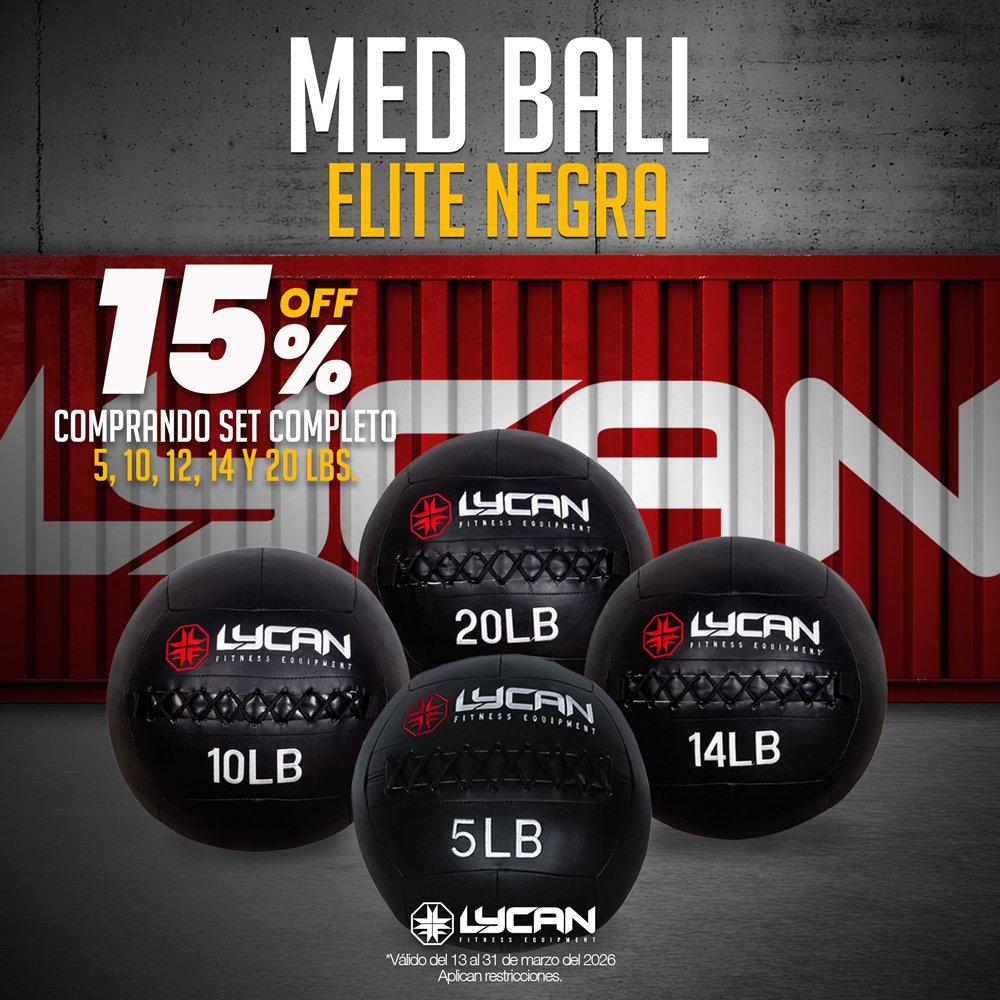 Set Med Ball Elite Negro
