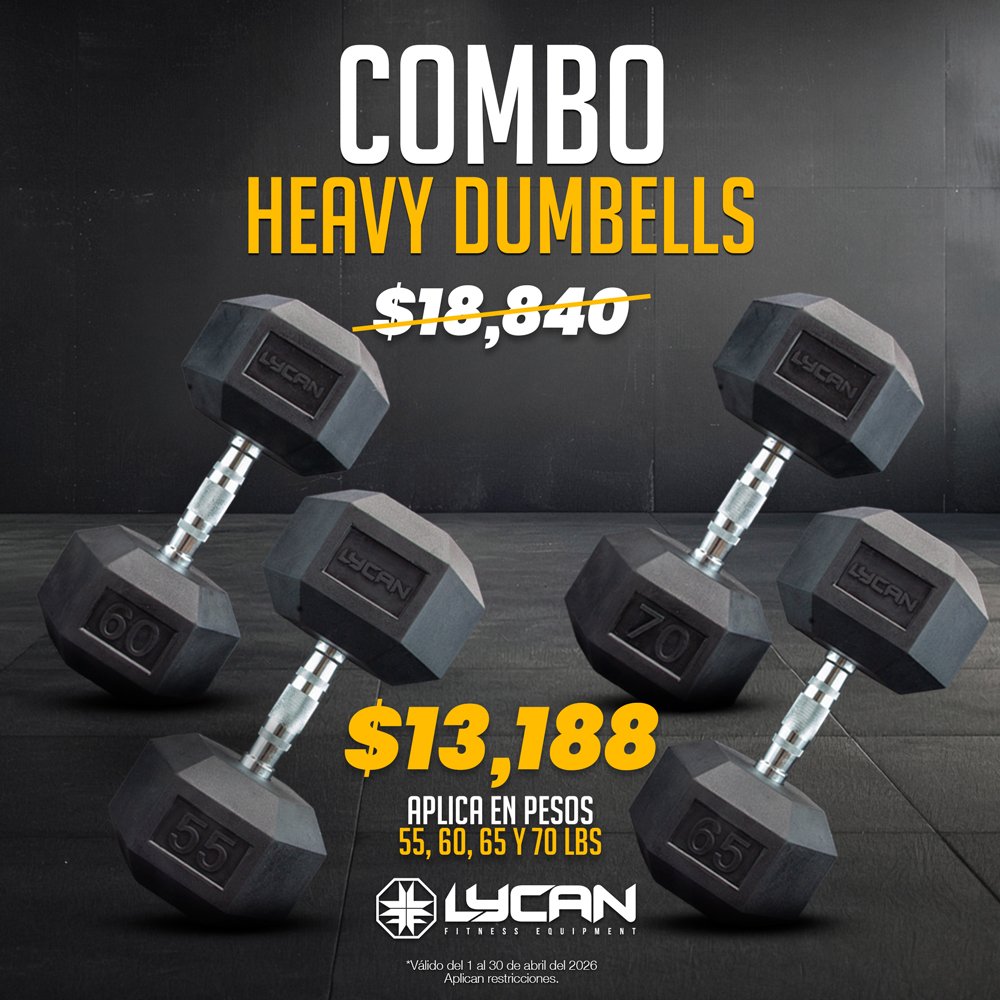 Combo Heavy Dumbells